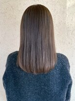 プリモ ココ 鍋島店(Primo coco.)&nbsp;アッシュベージュ 縮毛矯正 髪質改善カラー ストレート 20代