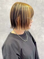 モアナ バイ ヘッドライト 大和店(Moana by HEADLIGHT) #アンブレラカラー#ブリーチ#ショートボブ