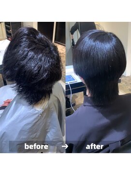 エノア 青山(ENORE) メンズ縮毛矯正/曲がる縮毛矯正/メンズ髪質改善/メンズカット