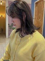 エムサロン(emu salon)&nbsp;透明感グレージュ/レイヤーカット/ミディアム/くびれ