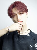 オーシャントーキョー 神戸(OCEAN TOKYO KOBE)&nbsp;ピンクバイオレットニュアンスシースルーセンターパートマッシュ