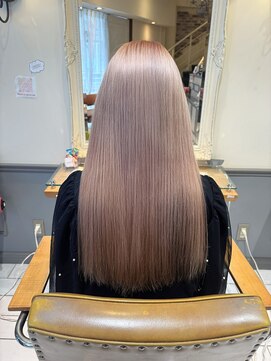 ブリッジ バイ ネオリーブ 綱島店(bridge by neolive) 日吉/綱島 ホワイトグレージュミニウルフデジタルパーマ