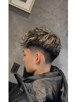 宮崎理容院 オークス店 &nbsp;【メンズ】フリンジパーマ・メッシュ2