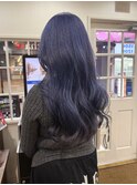 ブルーラベンダー×ゆるふわ巻き髪【横須賀中央 Really】