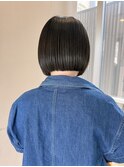 コンパクトボブ×炭酸シャンプー
