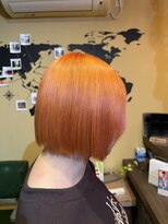 ナンバーフォーナチュラル 戸祭(NO4 natural)&nbsp;ミニボブ×フレッシュオレンジ