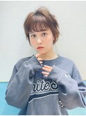 ショートボブ／シースルー/顔周り/30代40代50代/立川