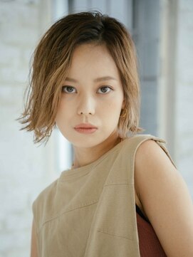 サロンドブルック 久喜店(salon de brook) 切りっぱなしグラデーション