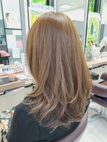 美容室 ケン(KEN)&nbsp;≪３０代≫髪質改善した。アッシュ系でＭＩＸ巻