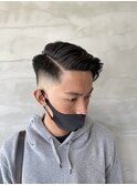 サイドパートスキンフェード