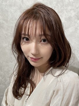 トリコ ショップアンドヘアサロン(tricot shop hair salon) ラベンダーカラー/20代30代/エギョモリ/大人ラフロング