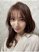 ラベンダーカラー/20代30代/エギョモリ/大人ラフロング