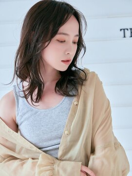 リネット ヨコハマ バイ リトル(linette yokohama by little) ラフウェーブかき上げヘア