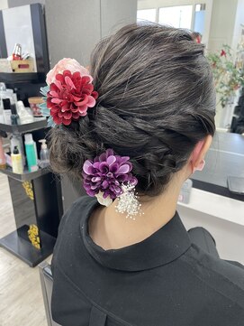 フレンズ 平岡店(friend's) 【札幌平岡 成人式ヘアセット 五十嵐美穂】