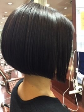 ヘアーズ ギャラリー 米子店(Hair's Gallery) ３０代/ヌナボブ/艶ボブ