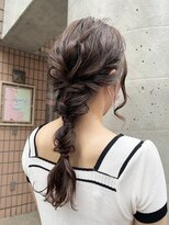 リノ(Lino)&nbsp;お客様style☆くるりんぱでふんわり編み下ろしヘア