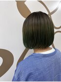 ショートボブ／グラデーションカラー