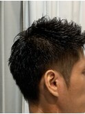 くせを生かしたツーブロックショート