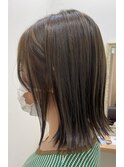 ハイライト×柔らかアッシュベージュ