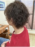 ウルフスタイル×波巻きツイストスパイラル