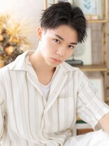 カバーヘアアンドスパ ブリス 浦和(COVER HAIR&SPA bliss)&nbsp;アップバング刈り上げ黒髪アースカラーa浦和20代30代40代