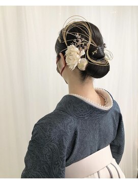 トリコ ショップアンドヘアサロン(tricot shop hair salon) 卒業式ヘアセット×袴着付け♪yu