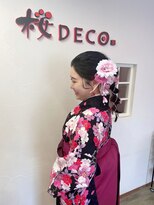 桜デコ プリム店(DECO) 卒業式