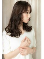 カバーヘア イヴ 戸頭店(COVER HAIR EVE)&nbsp;大人かわいい斜めバンググラマラスカールTb5戸頭20代30代40代