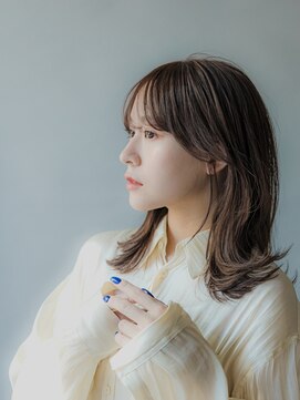 ミンクスオーバー(MINX OVER) セミディカールシアカラー姫カットダークアッシュ