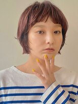 ガーデン 銀座(GARDEN)&nbsp;ミニボブ/顔まわりレイヤー/顔まわり/ピンクブラウン/イメチェン