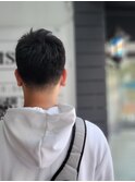 メンズ 簡単スタイリング 爽やか 2ブロック ショート スタイル