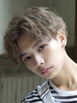 オーシャントーキョー(OCEAN TOKYO)&nbsp;メンズパーマツイスパ波巻きスパイラルマッシュセンターパート