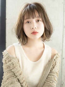 シド 表参道(s.i.d) 大人可愛い小顔に見せるヘア/ナチュラルボブ/ボブルフ/ワンレン