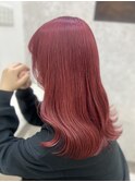 黒髪カタログ/ボブルフ/ネビージュ/小顔に見せるヘア/ワンレン
