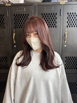 アチーブリス(achieve Liss)&nbsp;ピンクパープル大人可愛いナチュラルくびれヘア20代30代40代