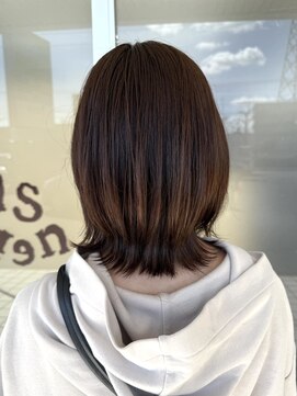 美容室 びゃんびゃん 社店 ウルフボブ/外ハネボブ/レイヤーカット/イメチェン/美髪