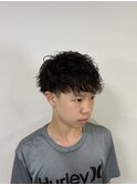 ツイストスパイラル　ツーブロック　刈り上げ