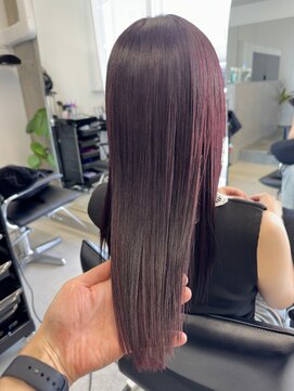 グリ(GRIS) 《秋色先取り》芳醇なダークレッドカラー/西金沢/金沢/髪質改善