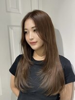 ゼスト 八王子店(ZEST)&nbsp;ブリーチなしダブルカラー/ヘーゼルベージュ/佐々木麻衣