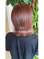 アッシュ アーティスティック スタジオ オブ ヘア(Ash artistic studio of hair)&nbsp;深めピンク
