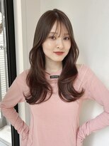 ローネス(LONESS)&nbsp;レイヤーカット　ブラウンベージュ　透明感カラー