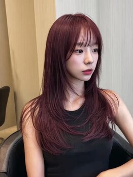 モードケイズ 相模大野店(MODEK's)の写真/大人の色気を纏ったレイヤースタイルに！［相模大野/レイヤーカット/ボブ/インナーカラー/ブリーチ］