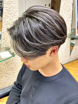 アサクラ シンキタ(ASAKURA SHINKITA) メンズハイライト/メッシュ/センターパート