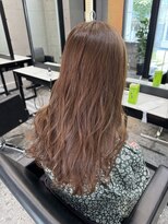 パヌポン(PANUPON)&nbsp;ミルクティーダブルカラーケアブリーチハイライトバレイヤージュ