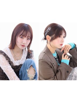 【口コミ多数☆ヘッドスパ】顔周りのレイヤーカットで抜け感のあるオシャレヘアに★