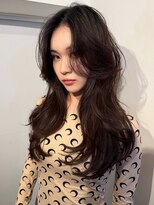 ピープル(people)&nbsp;ロングレイヤー　グレージュカラー