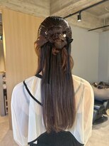 ジュベ(juve.)&nbsp;お呼ばれヘア/カチモリハーフアップ