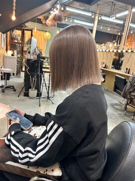 チャプター 問屋町(chapter) 髪質改善トリートメントミルクティーブラウン韓国ヘア