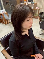 ティーシースペース 元住吉店(T.C.SPACE) 外ハネミディ×ナチュラルブラウン