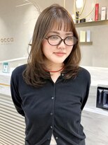 トッカ 三宮ANNEX(tocca) 「SAKURA」オリーブカラー×レイヤーカット